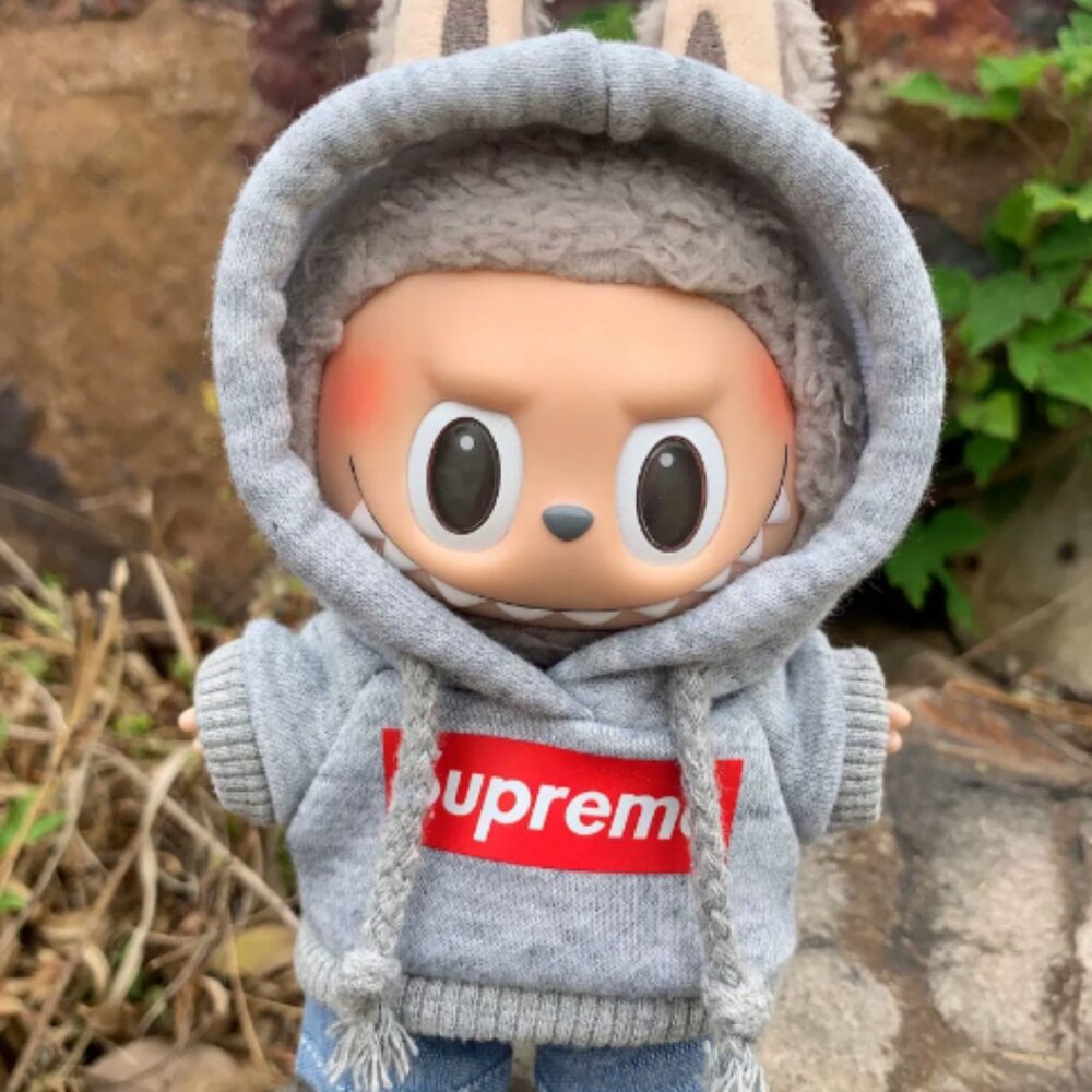 Luxury Clothes For Labubu Doll -CLOTHES + JEANS - Picture 2 of 2